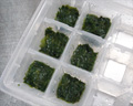 ニラをで製氷皿冷凍