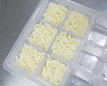 パスタ（スパゲッティ・マカロニ）を製氷皿で冷凍
