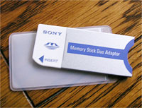 HDR-HC1 メモリースティック デュオ アダプター