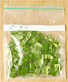 冷凍保存で食費節約-ピーマン